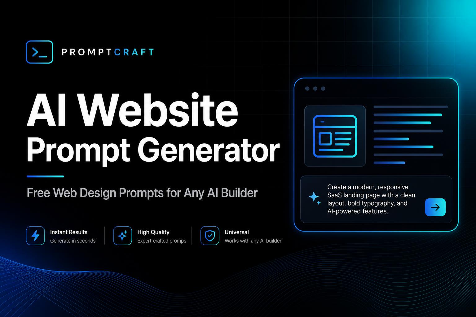 AI Website Prompt Generator screenshot 1